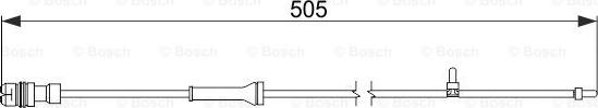 BOSCH 1 987 474 592 - Xəbərdarlıq Kontakt, əyləc padinin aşınması furqanavto.az