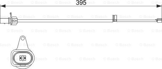 BOSCH 1 987 474 509 - Xəbərdarlıq Kontakt, əyləc padinin aşınması furqanavto.az