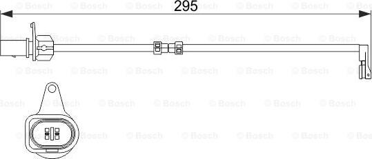 BOSCH 1987474508 - Xəbərdarlıq Kontakt, əyləc padinin aşınması furqanavto.az