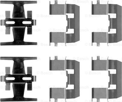 BOSCH 1 987 474 620 - Disk əyləc pedləri üçün aksesuar dəsti furqanavto.az