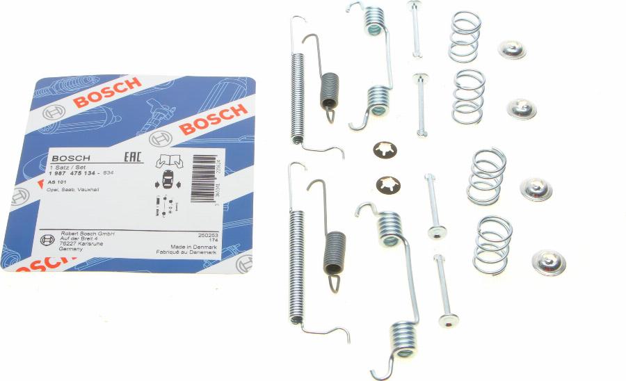 BOSCH 1 987 475 134 - Aksesuar dəsti, əyləc başlıqları furqanavto.az