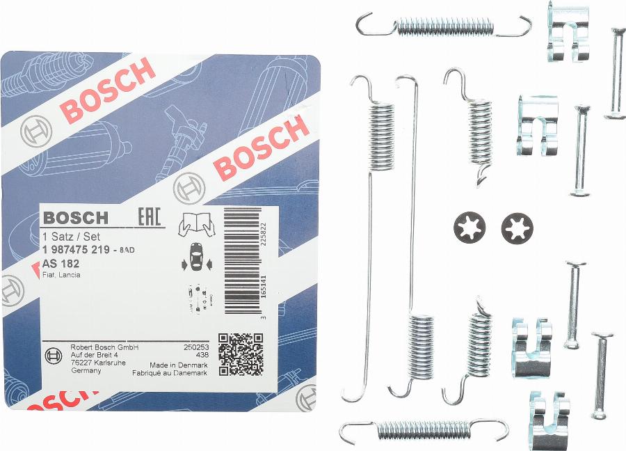 BOSCH 1 987 475 219 - Aksesuar dəsti, əyləc başlıqları furqanavto.az