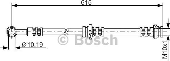 BOSCH 1 987 476 998 - Əyləc şlanqı furqanavto.az