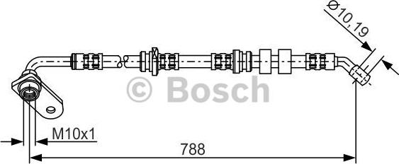 BOSCH 1 987 476 935 - Əyləc şlanqı furqanavto.az