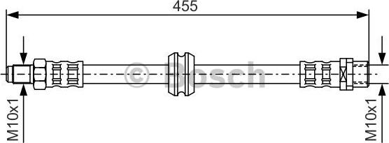 BOSCH 1 987 476 444 - Əyləc şlanqı furqanavto.az