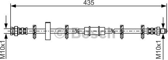 BOSCH 1 987 476 442 - Əyləc şlanqı furqanavto.az