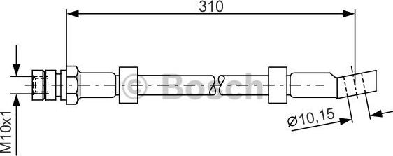 BOSCH 1 987 476 464 - Əyləc şlanqı furqanavto.az