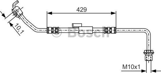 BOSCH 1987476510 - Əyləc şlanqı furqanavto.az