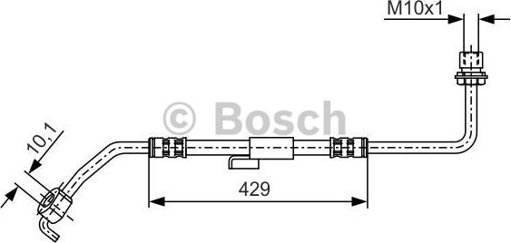 BOSCH 1987476511 - Əyləc şlanqı furqanavto.az