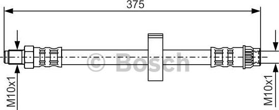 BOSCH 1 987 476 518 - Əyləc şlanqı furqanavto.az