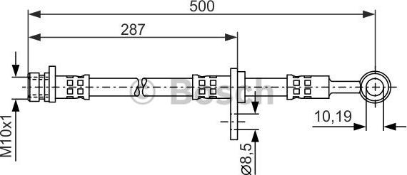 BOSCH 1 987 476 526 - Əyləc şlanqı furqanavto.az