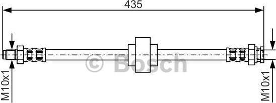 BOSCH 1 987 476 521 - Əyləc şlanqı furqanavto.az