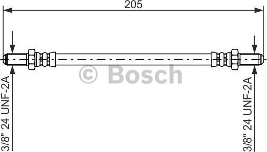 BOSCH 1 987 476 575 - Əyləc şlanqı furqanavto.az