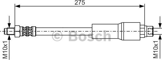 BOSCH 1 987 476 649 - Əyləc şlanqı furqanavto.az