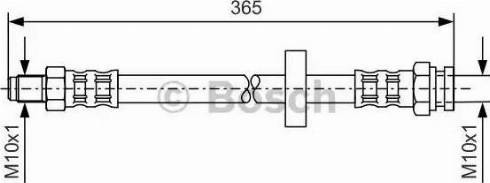 BOSCH 1 987 476 645 - Əyləc şlanqı furqanavto.az