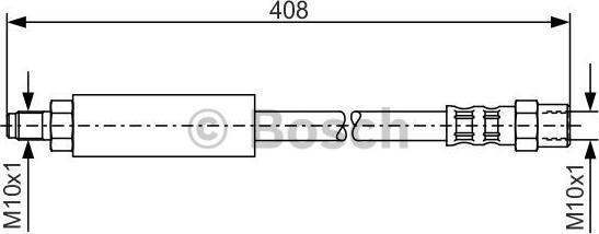 BOSCH 1 987 476 609 - Əyləc şlanqı furqanavto.az