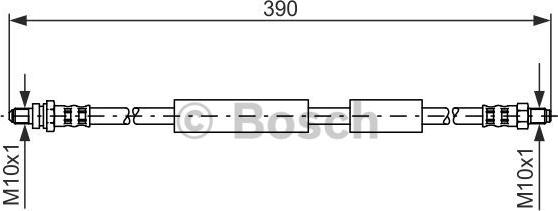 BOSCH 1 987 476 603 - Əyləc şlanqı furqanavto.az