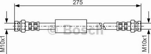 BOSCH 1 987 476 684 - Əyləc şlanqı furqanavto.az