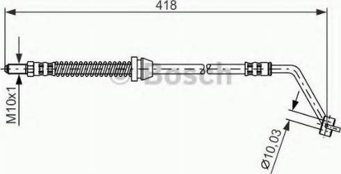 BOSCH 1 987 476 620 - Əyləc şlanqı furqanavto.az