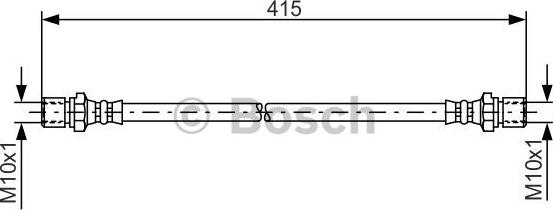 BOSCH 1 987 476 011 - Əyləc şlanqı furqanavto.az