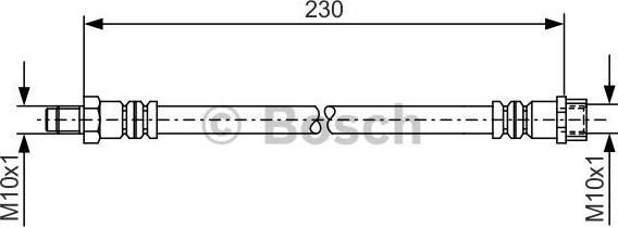 BOSCH 1 987 476 083 - Əyləc şlanqı furqanavto.az