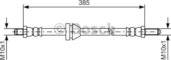 BOSCH 1 987 476 021 - Əyləc şlanqı furqanavto.az