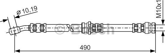 BOSCH 1 987 476 076 - Əyləc şlanqı furqanavto.az