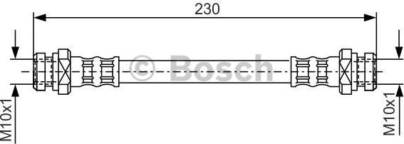 BOSCH 1 987 476 195 - Əyləc şlanqı furqanavto.az