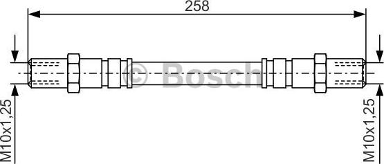 BOSCH 1 987 476 192 - Əyləc şlanqı furqanavto.az