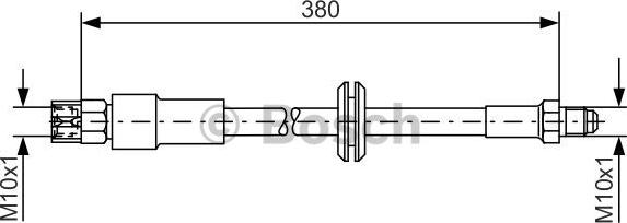 BOSCH 1 987 476 140 - Əyləc şlanqı furqanavto.az