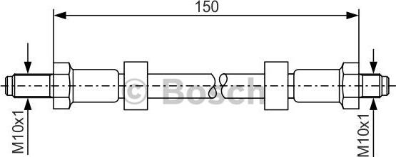 BOSCH 1 987 476 141 - Əyləc şlanqı furqanavto.az