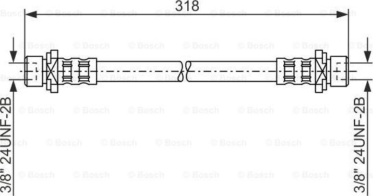 BOSCH 1 987 476 165 - Əyləc şlanqı furqanavto.az