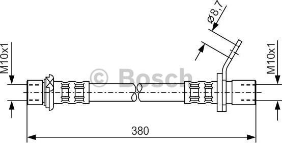 BOSCH 1 987 476 160 - Əyləc şlanqı furqanavto.az