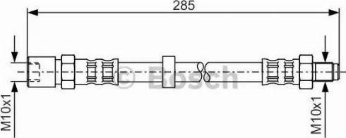 BOSCH 1 987 476 167 - Əyləc şlanqı furqanavto.az