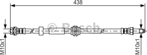 BOSCH 1 987 476 181 - Əyləc şlanqı furqanavto.az