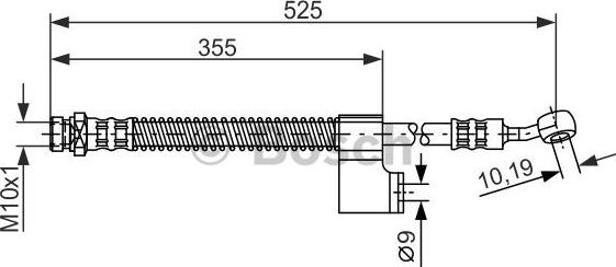 BOSCH 1 987 476 188 - Əyləc şlanqı furqanavto.az