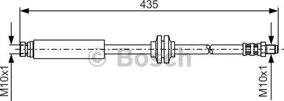 BOSCH 1 987 476 182 - Əyləc şlanqı furqanavto.az