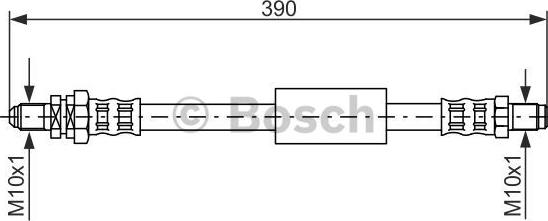 BOSCH 1 987 476 840 - Əyləc şlanqı furqanavto.az