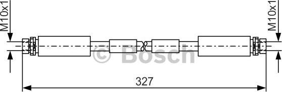 BOSCH 1 987 476 856 - Əyləc şlanqı furqanavto.az