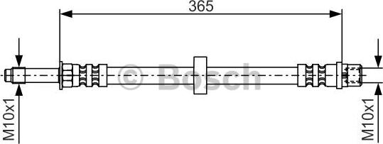 BOSCH 1 987 476 851 - Əyləc şlanqı furqanavto.az