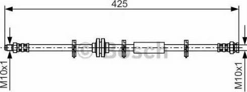 BOSCH 1 987 476 864 - Əyləc şlanqı furqanavto.az