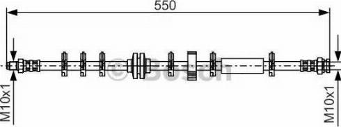 BOSCH 1 987 476 862 - Əyləc şlanqı furqanavto.az