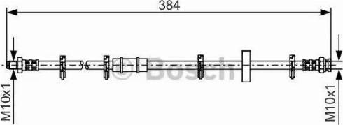 BOSCH 1 987 476 881 - Əyləc şlanqı furqanavto.az