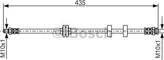 BOSCH 1 987 476 878 - Əyləc şlanqı furqanavto.az