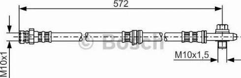 BOSCH 1 987 476 397 - Əyləc şlanqı www.furqanavto.az