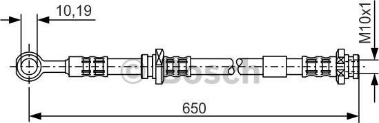 BOSCH 1 987 476 364 - Əyləc şlanqı furqanavto.az