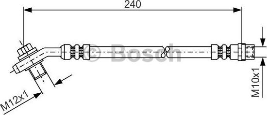 BOSCH 1 987 476 332 - Əyləc şlanqı furqanavto.az