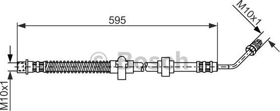 BOSCH 1 987 476 374 - Əyləc şlanqı furqanavto.az