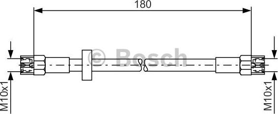 BOSCH 1 987 476 216 - Əyləc şlanqı furqanavto.az