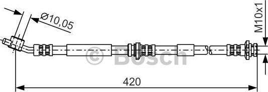 BOSCH 1 987 476 790 - Əyləc şlanqı furqanavto.az